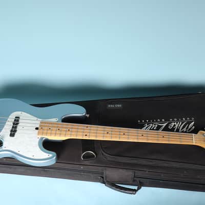 Mike Lull M5V Jazz Electric Bass 5 String Lake Placid Blue with Case image 24