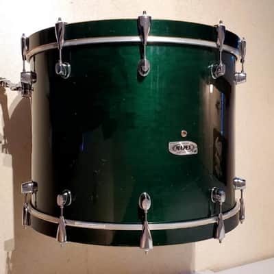 MAPEX "M" 22"x18" Bass Drum - Emerald Green Fade - Save $ image 6