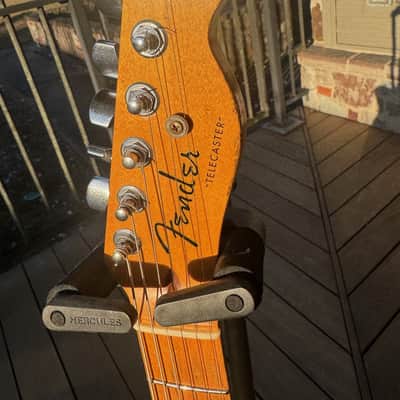 Fender Telecaster Sparkle Red Heavy Relic Custom Shop 2008 with Stetsbar Tremolo Tail Piece Sparkle Red image 5