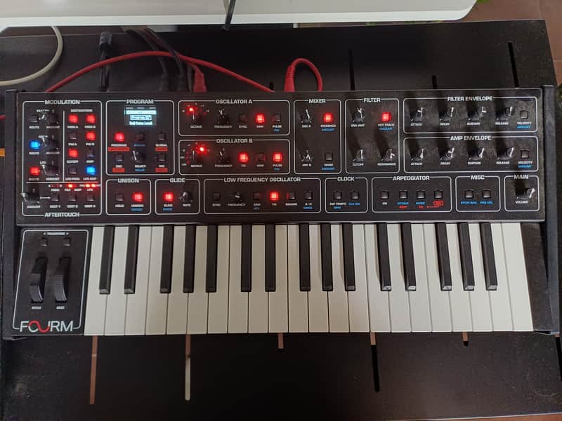 Sequential Fourm 37-Key 4-Voice Polyphonic Synthesizer 2025 - Present - Black image 1