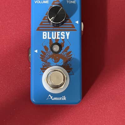Amuzik Bluesy Overdrive- Blue CIB image 1