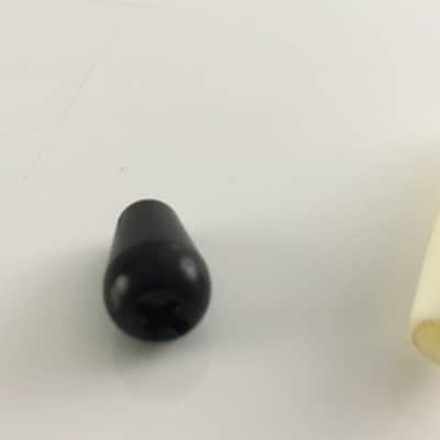 Lot of 2 Vintage Style Genuine Fender Tips For Strat Bar + Switch Aged Relic USA image 3