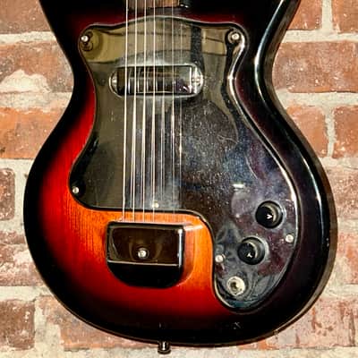 Groovy 1960's Victoria Electric Guitar Sunburst, Made In Japan, Tiesco with Hang Tags ! image 1