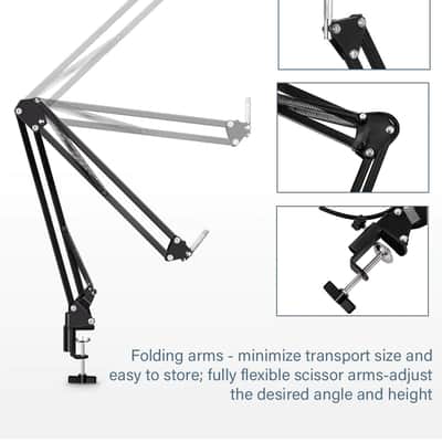 Recording Microphone Mic Stand Studio Condenser Microphone Vocal Recording KTV Karaoke Microphone image 4
