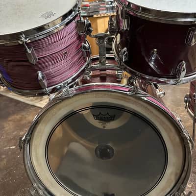 Tempro MIJ 60’s - Purple Strata 5 Pc Drum Set- Very Good Cond image 5