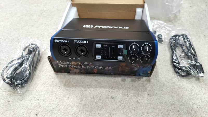 PreSonus Studio 26C 2x4 USB-C Audio / MIDI Interface USED Good - 2nd Hand image 1