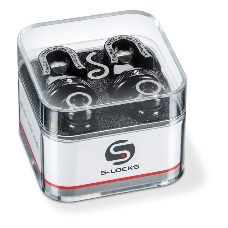 Schaller S-Locks Strap Locks Size M - Black image 1