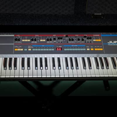 Roland Juno-106 61-Key Programmable Polyphonic Synthesizer 1984 - 1985 - Black