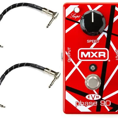MXR EVH Eddie Van Halen Phase 90 Guitar Pedal EVH90 ( 2 Free Fender Patch Cables) image 1