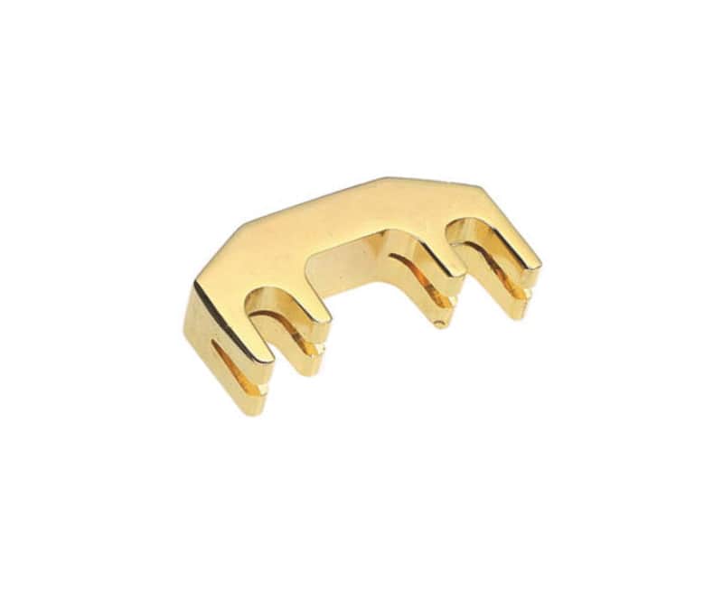 Violin Viola Gold-Plated Brass Mute 4-Prong Practice Heavy Hush Mute, Metal 4/4 & 14"* image 1