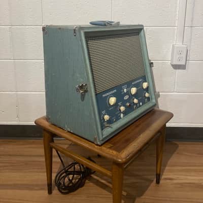 Hilton HP-95 1965 - Dual 6L6 guitar head - blue image 2