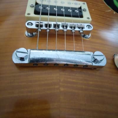 Les Paul-Style DK  Custom Peter Green Relic - Figured Dirty Lemon One-of-a-Kind Guitar that Captures the Greeny Vibe image 3