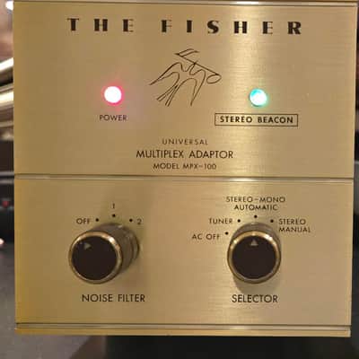 The Fisher FM-100 Tuner and MPX-100 Multiplex Adapter - Rare image 3