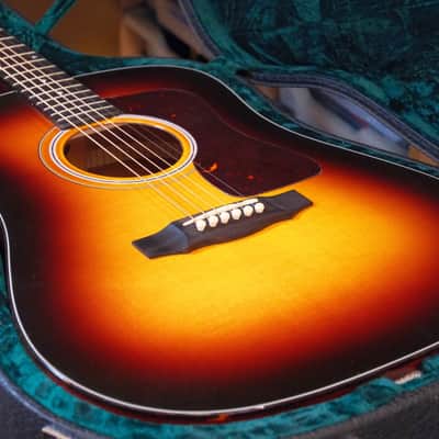 Guild USA D-40 Traditional Dreadnought Acoustic, Antique Sunburst image 8