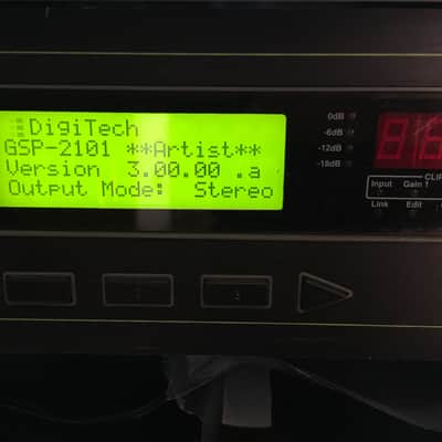 1990s Black Vintage DigiTech GSP2101 with rare PPC-210 SDisc card and Johnson J12 controller image 2