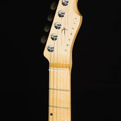 Solstice Guitars ~ Transit Custom 2020 Lucent Blue Bigsby roller trem Duncan P-Rail tele style image 6