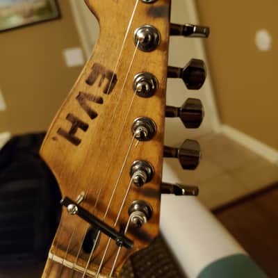 EVH (Partscaster) Frankenstrat 2000s Striped RED/WHITE 3 DAYS LEFT! image 3