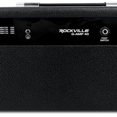 Rockville G-AMP 40 Guitar Combo Amplifier Bluetooth/Mic In/USB/Footswitch+Stand image 19