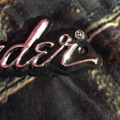 Fender Amplifier Vintage USA Nameplate Chrome image 3