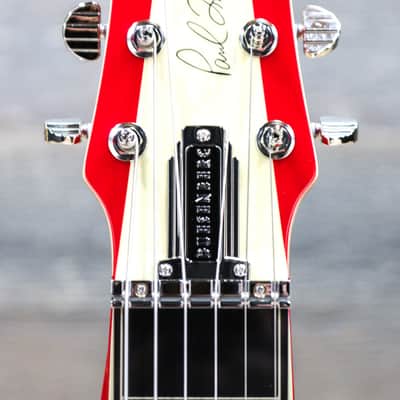 Duesenberg Alliance Series Paul Franklin Red & Vintage White Lapsteel w/Case image 5
