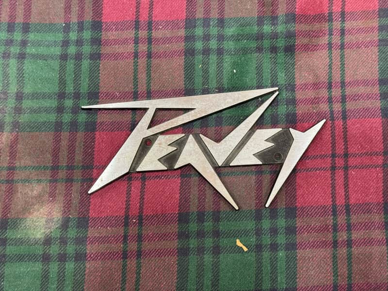 Peavey Metal Amp Faceplate Badge for a Steal! $30