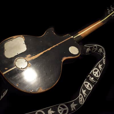 Dax&Co. Heavy Aged Neil Young "Old Black" style Gibson Les Paul Guitar Relic W/ Case! image 14