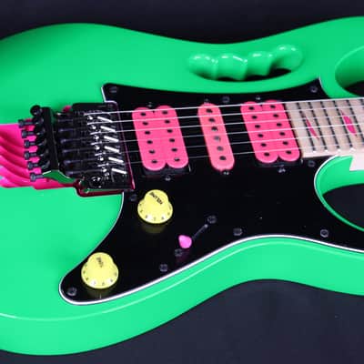 Ibanez JEM 777 30th Anniversary Steve Vai Signature Model 2017 Loch Ness Green image 5