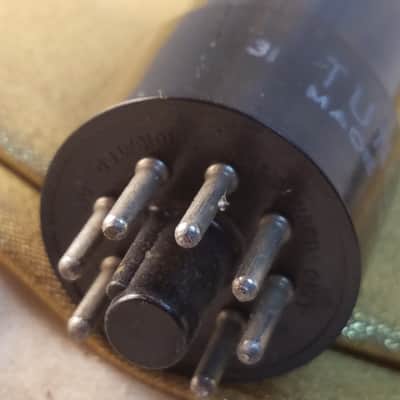 Tung-Sol Tight Matched Pair (2) 6V6GT/G tNOS AT1000 TESTED Vacuum Tubes greyglass WWII era Beam Power 6V6 1942-1952 image 13