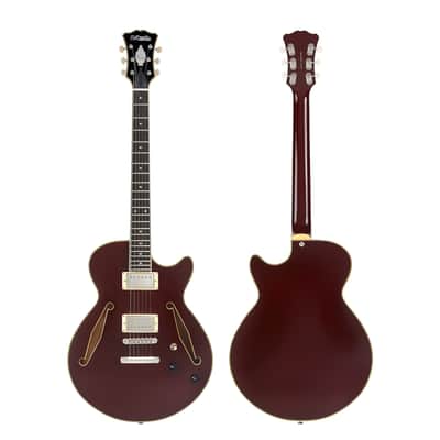 D'Angelico Excel SS Tour Solid Wine + Bag image 6