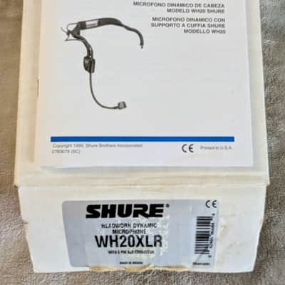 Shure WH20XLR Cardioid Dynamic Headset Mic with XLR Connector 2008 - Present - Black image 12