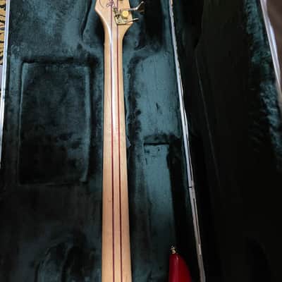 SIGNED by Rudy Sarzo Peavey Rudy Sarzo Bass 1980s Red With Case image 3