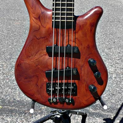 Warwick Thumb ​NT4  - 4 String Neck Thru Bass Guitar with ​Custom Ordered Calzone ATA ​Deluxe Bass Flight Case - PV Music Guitar Shop Setup and Tested - Plays / Sounds / Looks Great image 8