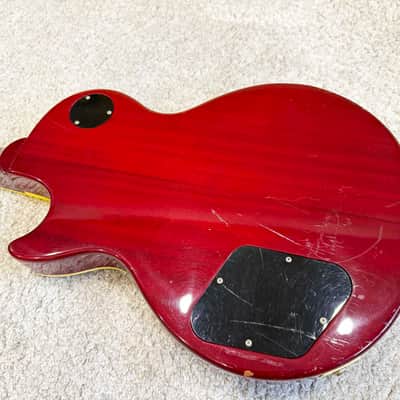 Epiphone Les Paul Standard Made in Japan Open Book Headstock (Japanese Domestic) 1998 - Cherry Burst image 8