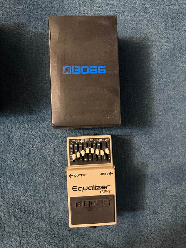 Boss GE-7 Equalizer (Black or Silver Label) 1997 - Present - Grey image 1