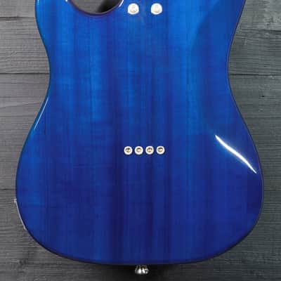 Flight Pathfinder TBL Tenor Ukulele Solidbody Electric Blue Fade image 5