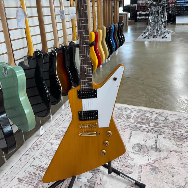 Epiphone 1958 Korina Explorer Electric Guitar - Natural image 1