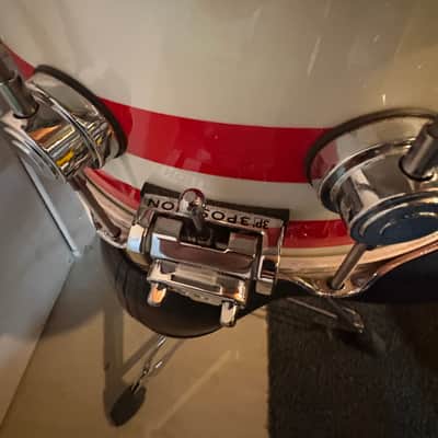 DW 14" x 7" Collector's Series Pure Maple Snare Drum - D.C. Flag Lacquer With Chrome Hardware - Washington D.C. Flag image 3