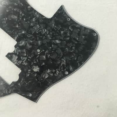Fits Squier SS Jaguar Bass Special Style Guitar Pickguard Scratch Plate,4 Ply Black Pearl image 2