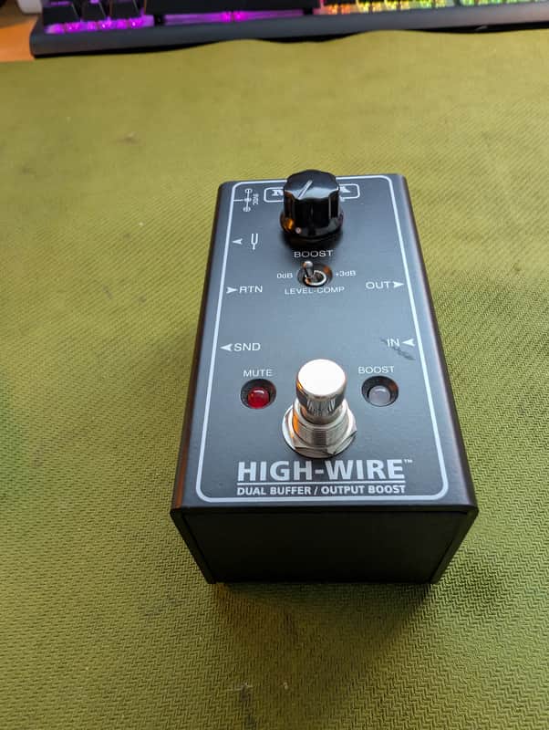 Mesa Boogie High-Wire Dual Buffer & Boost 2010s - Black image 1