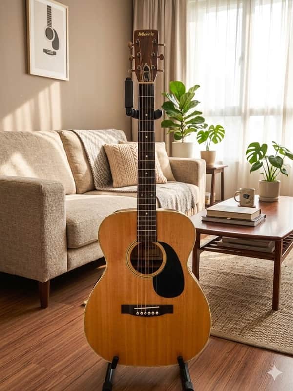 Morris F-15 Vintage 1969 - Luthier Signed "S. Harato" - Rare Early Model w/ Hard Case - Japan Vintage image 1
