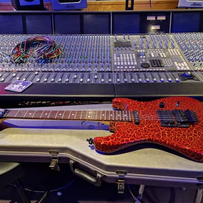 RARE 1988 Jackson USA Custom Shop Limited Edition Lava Crackle American Super Strat Pre-Fender Signed Guitar image 25