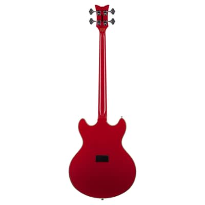 Schecter Simon Gallup Signature Corsair Bass - Red w/Black Lion Graphic Open Box image 8