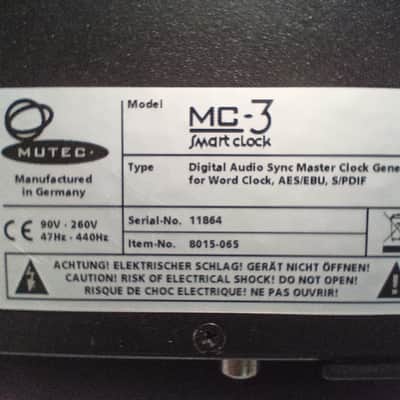 Immagine MUTEC MC3 – Master Clock / Format Converter - 3