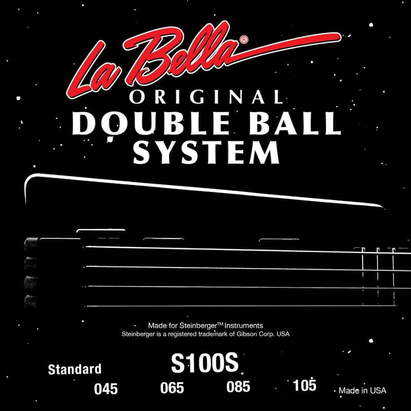 La Bella S100S Double Ball Bass – 45-105 Standard