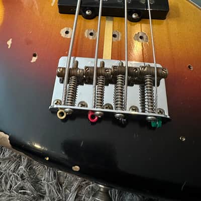 2024! With Video! Fender Custom Shop Jaco Pastorius Tribute Jazz Bass Relic - 3-Color Sunburst image 9