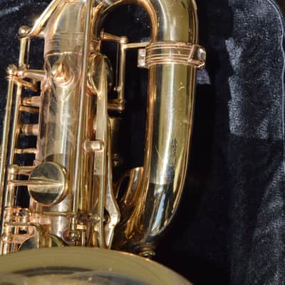Selmer Series II Baritone Sax-just serviced 1987 Original lacquer image 11
