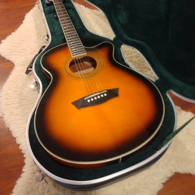 Washburn 2018 EA15ATB-A Mini-Jumbo Tobacco Burst Acoustic Electric w/Roadrunner HSC image 17