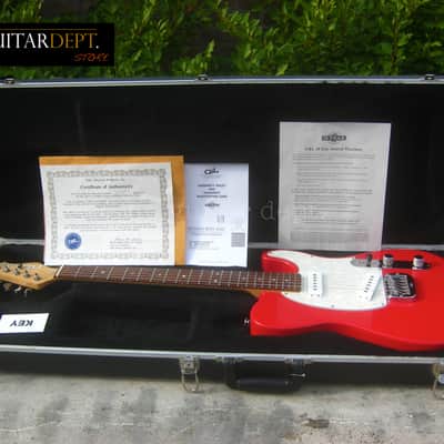 ♚MINT♚ 2006 G&L Leo Fender American ASAT Special TELECASTER USA ♚ FULLERTON RED ♚ Mother Pearl image 2