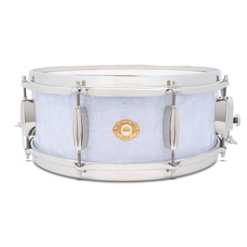 Slingerland Radio King 5.5x14" 3-ply Artist Snare Drum SLFP5514SSK016 - White Marine Pearl image 1