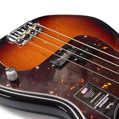 Fender American Professional II Precision Bass Guitar - 3-color Sunburst, Rosewood Fingerboard image 6